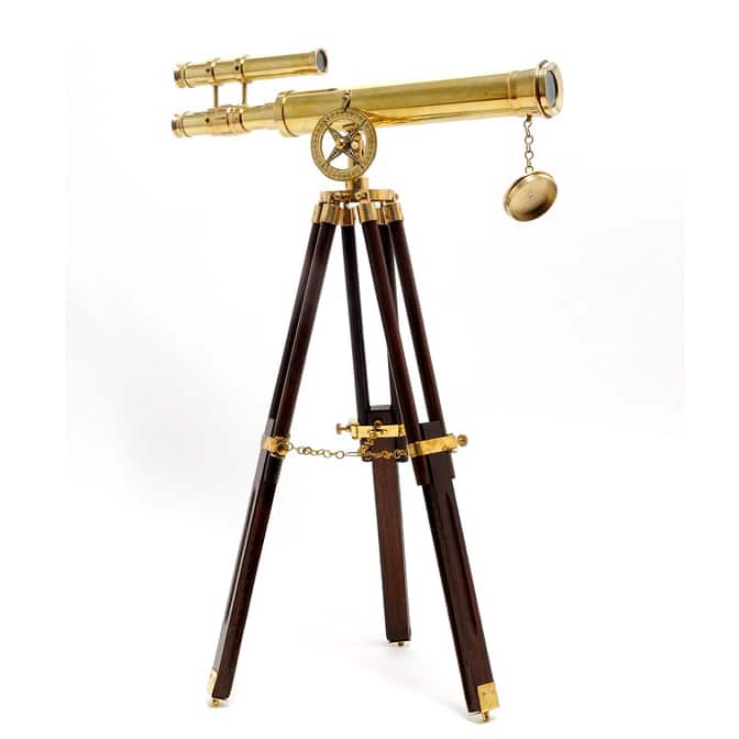Old Modern Handicrafts Harbor Telescope with Stand