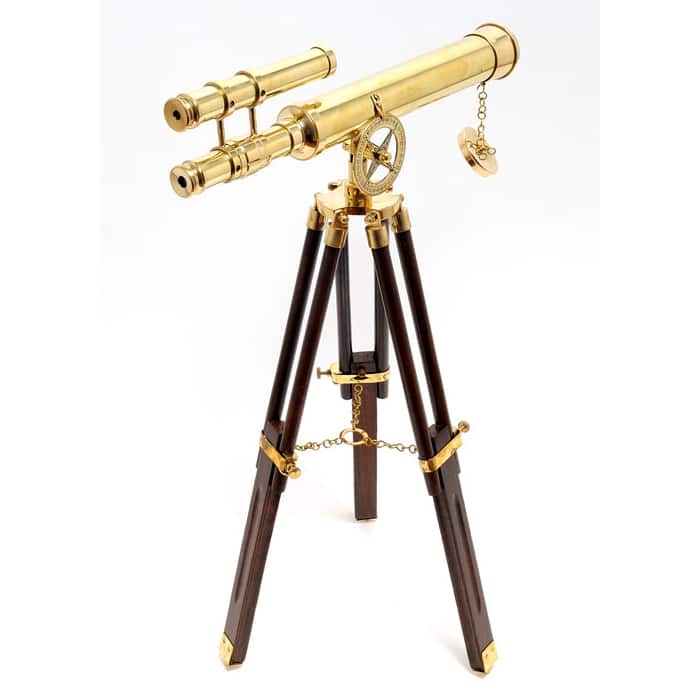 Old Modern Handicrafts Harbor Telescope with Stand