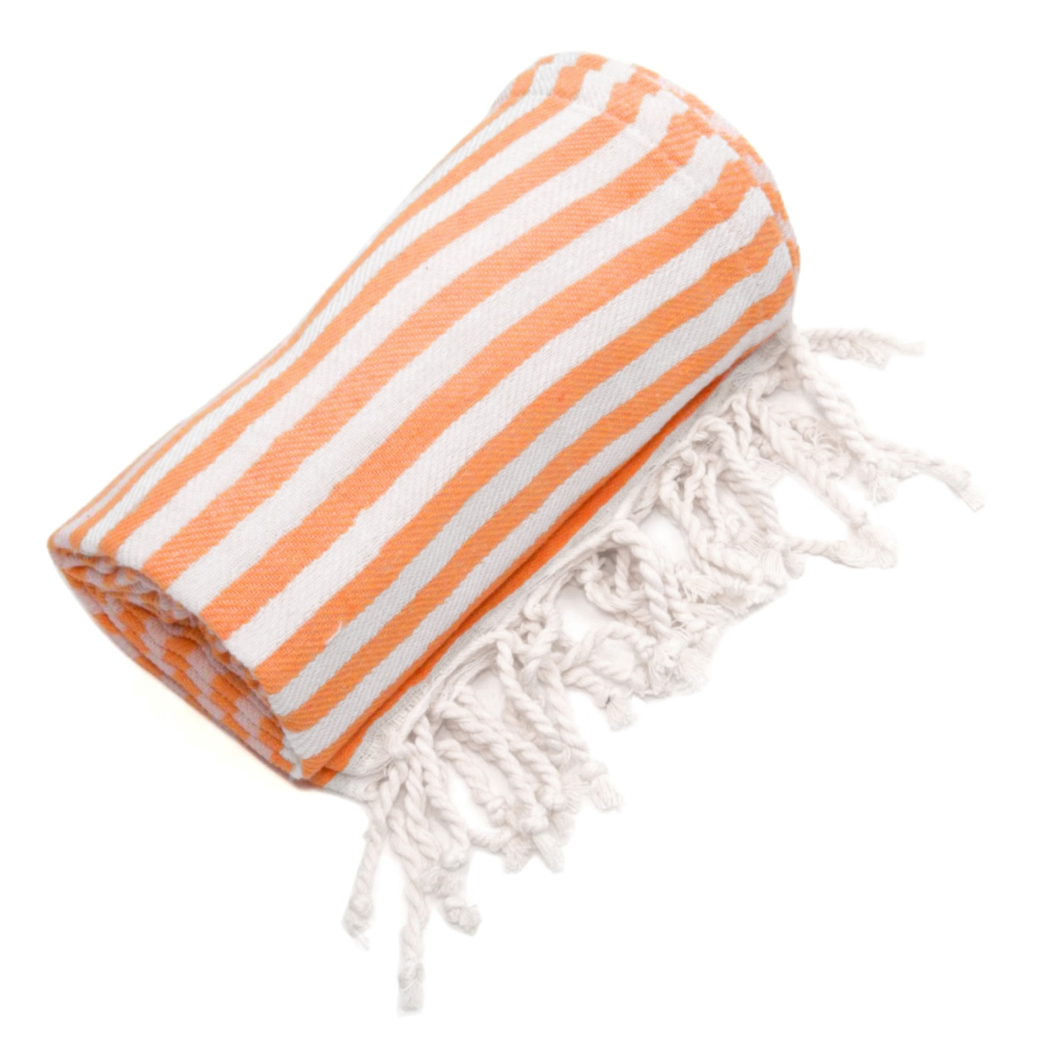 Authentic Pestamal Fouta Orange Turkish Cotton Bath/ Beach Towel (Melon orangeMaterials 100 percent Turkish cottonCare instructions Machine washableDimensions 36 inches wide x 73 inches long The digital images we display have the most accurate color po