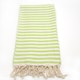 preview thumbnail 5 of 4, Authentic Pestemal Fouta Pistachio Green Turkish Cotton Bath/ Beach Towel