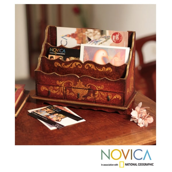 Shop Handmade Plywood and Wrought Iron 'Country Estate' Letter Holder