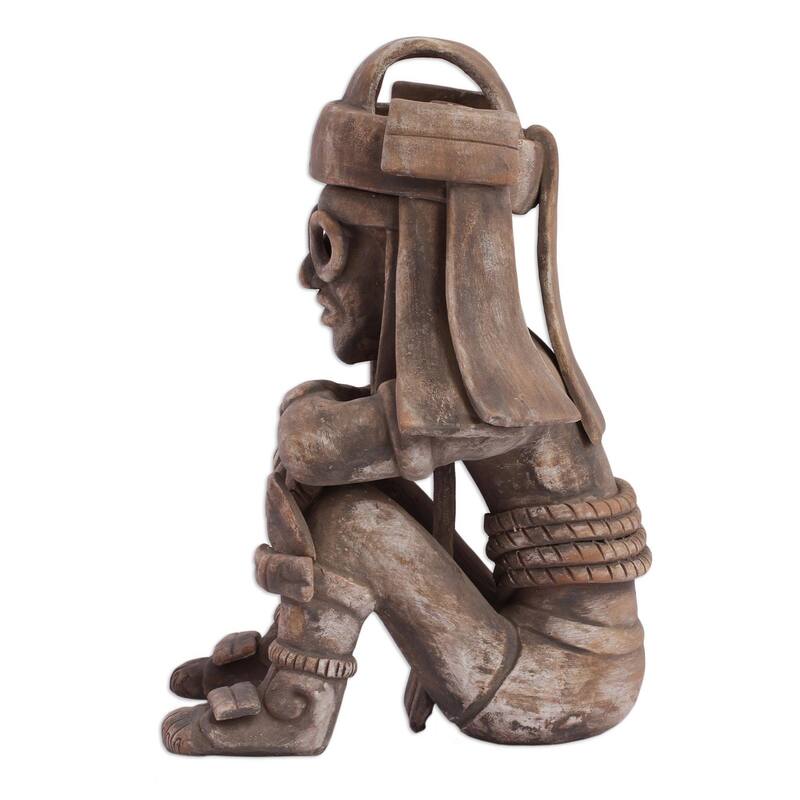 Handmade Rain God Art Statue (Mexico)