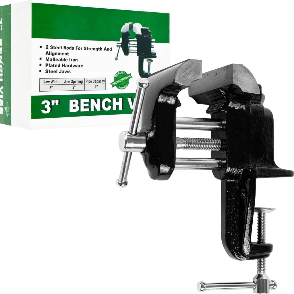 Stalwart 3 inch Bench Vice