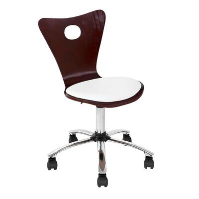 Valencia Dark Espresso Bent Wood Office Chair