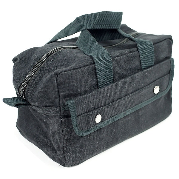 Stalwart Tough Black Multipurpose Canvas Bag