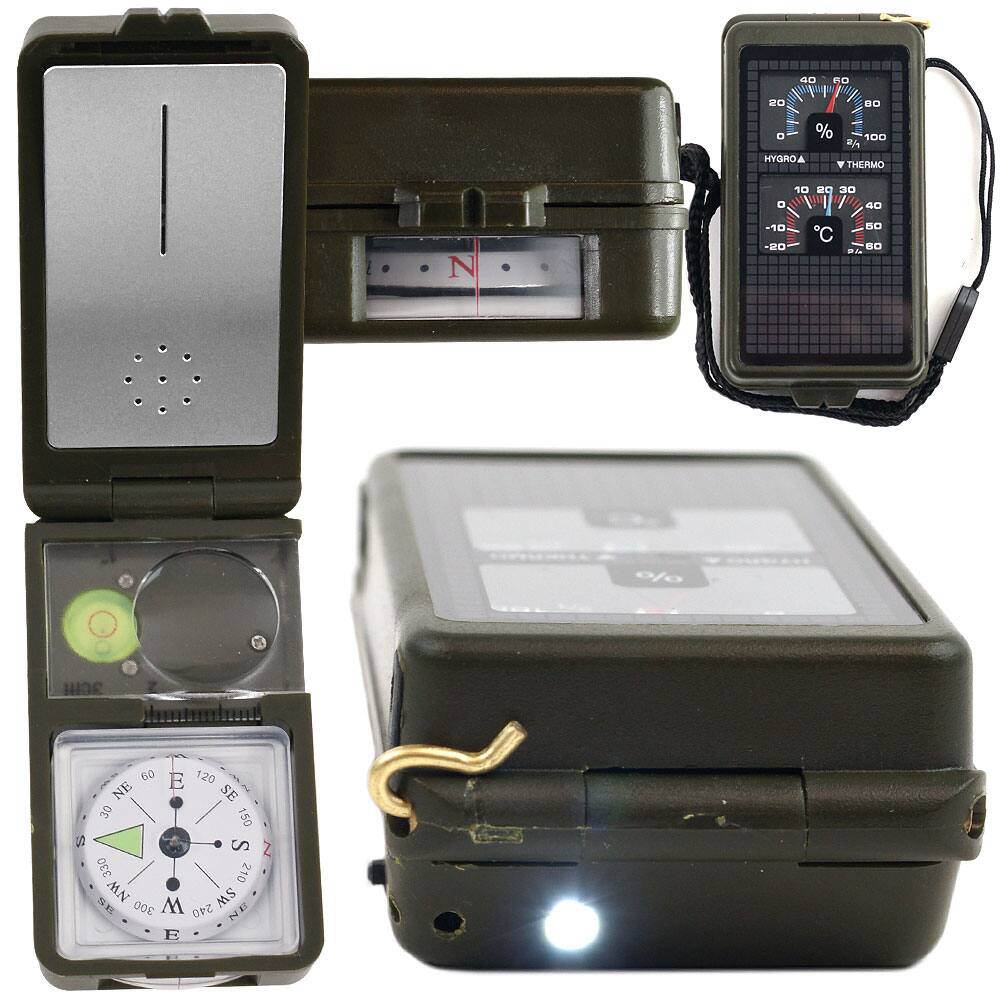 Whetstone 10-in-1 Multi-function Compass with LED Light