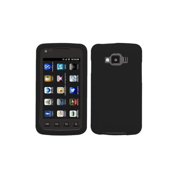 MYBAT Black Solid Skin Case for Samsung I847 Rugby Smart Eforcity Cases & Holders