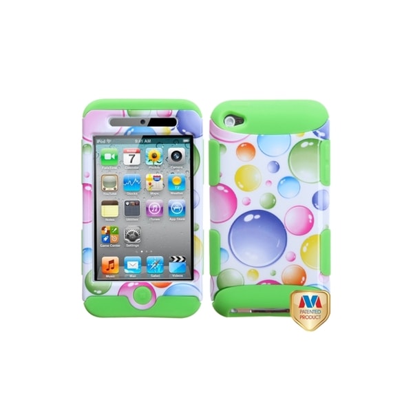 MYBAT Bubbles/ Green TUFF Case for Apple iPod touch Generation 4 Eforcity Cases & Holders
