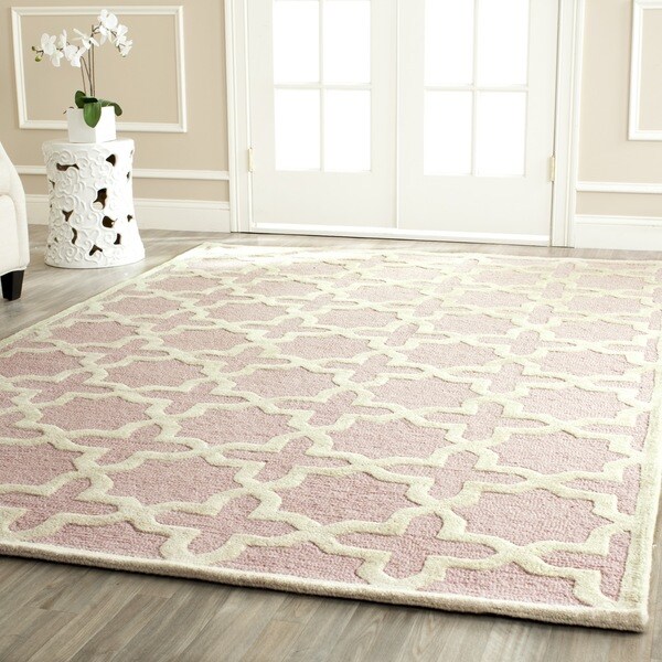 Safavieh Handmade Moroccan Cambridge Light Pink Wool Rug 9 X Safavieh Handmade Moroccan Cambridge Light Pink Wool Rug 9 X27