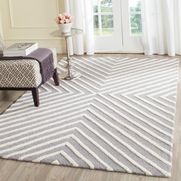 Safavieh 8x10 Rug Area Ideas Safavieh Hand Tufted Moroccan Cambridge Silver Ivory Wool Rug 8 X
