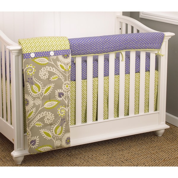 Shop Cotton Tale Periwinkle 4piece Crib Bedding Set Free Shipping