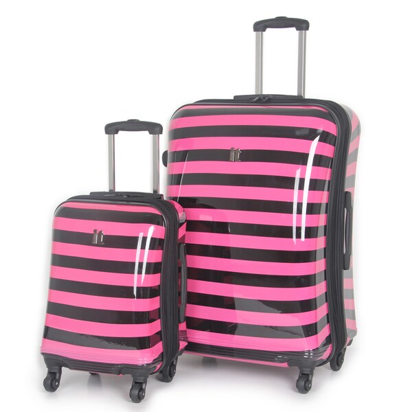 International Traveller 'Kingston' 2-piece Hardside Spinner Luggage Set