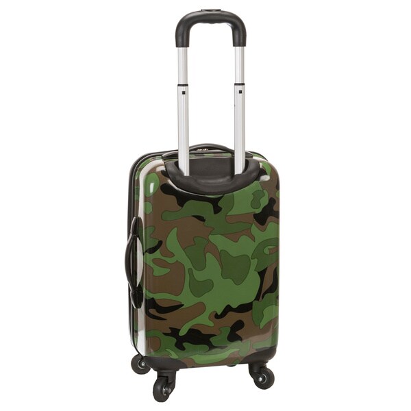 Rockland Designer Camo 20 inch Lightweight Hardside Carry On Spinner