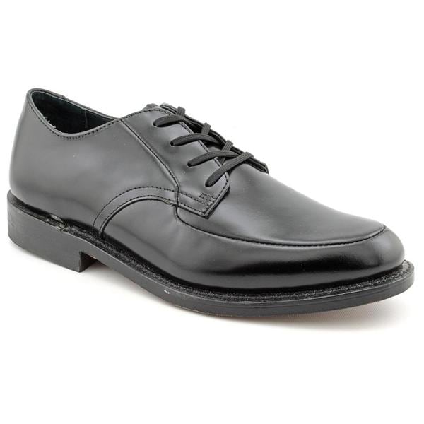 Executive Imperials Men's 'Black Oxford' Leather Dress Shoes - Extra ...