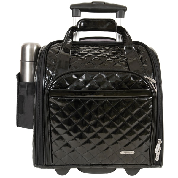 Shop Travelon Black Wheeled Underseat Carry-on with Back-up Bag - Free