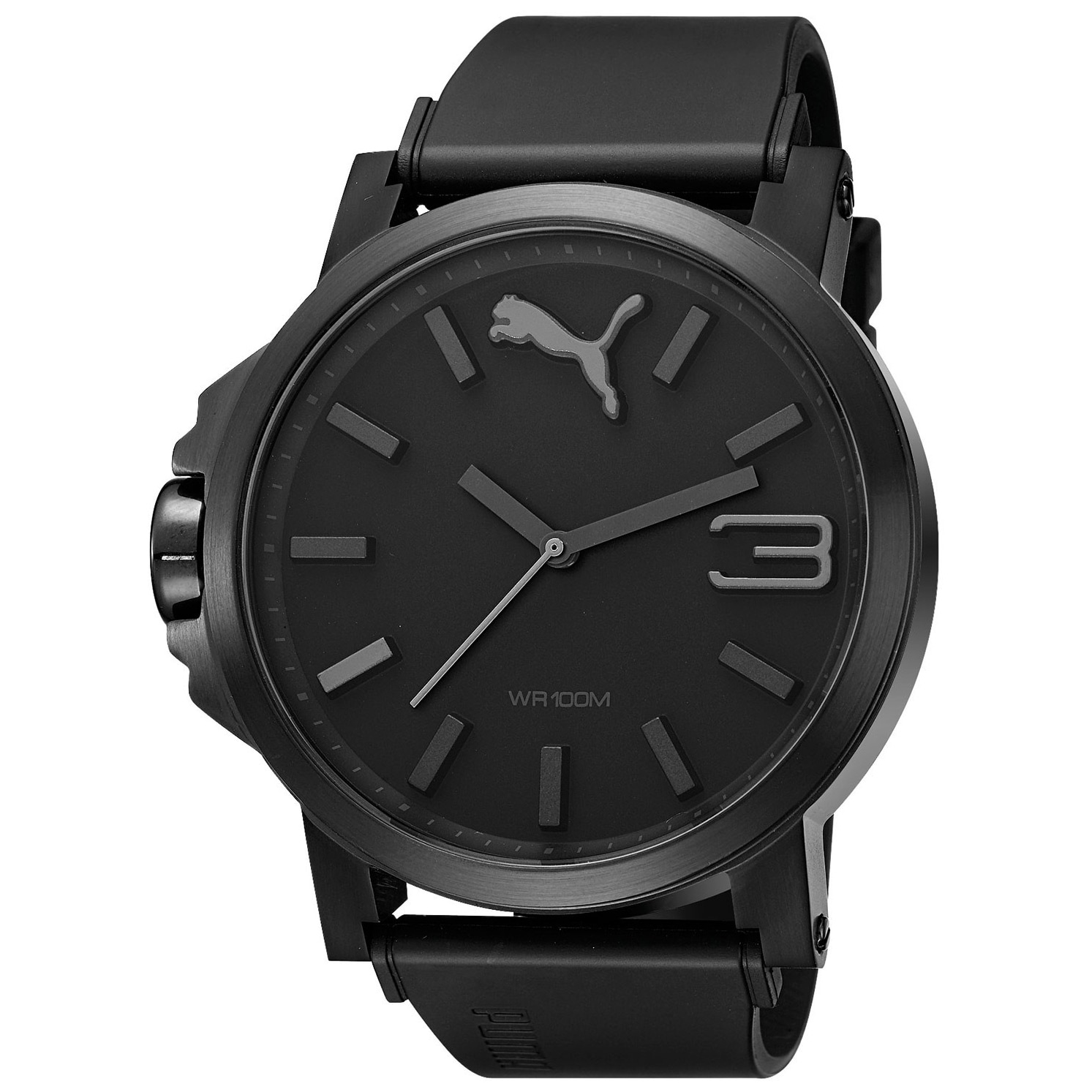 puma stainless steel back water resistant