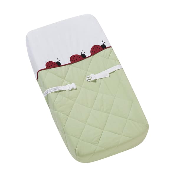 Sweet JoJo Designs Ladybug Parade Changing Pad Cover Bed Bath