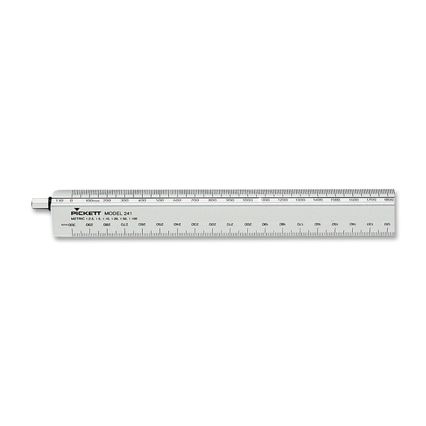 Adjustable Triangular Scale Aluminum 12 inch Engineers Ruler Chartpak Triangular Scales