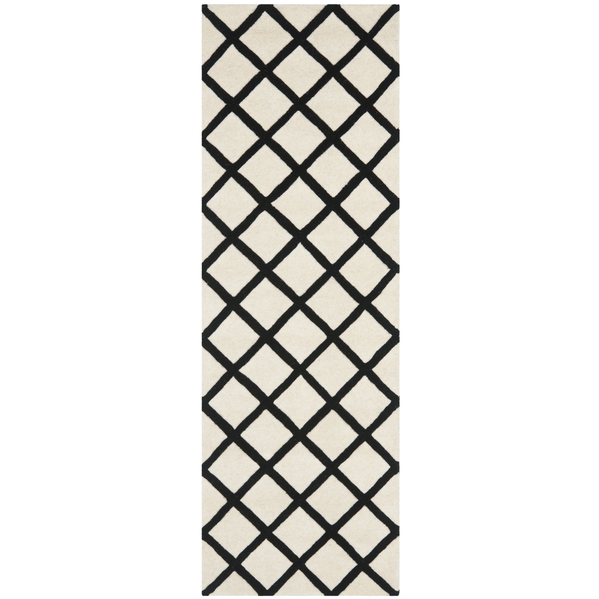 Safavieh Handmade Moroccan Chatham Ivory Wool Runner Rug (23 X 7)