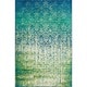 Skye monet blue cascade rug