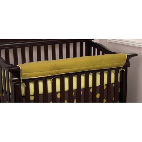 Cotton Tale Elephant Brigade Crib Rail Front Cover Up