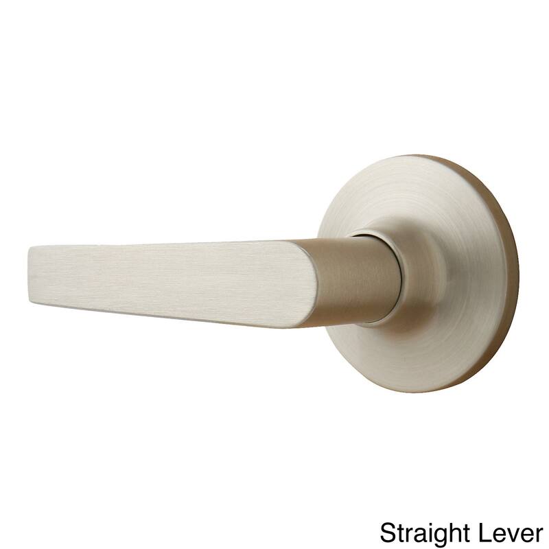 Sure-Loc Satin Nickel Front Entrance Handleset (Lever/knob interior trim options)