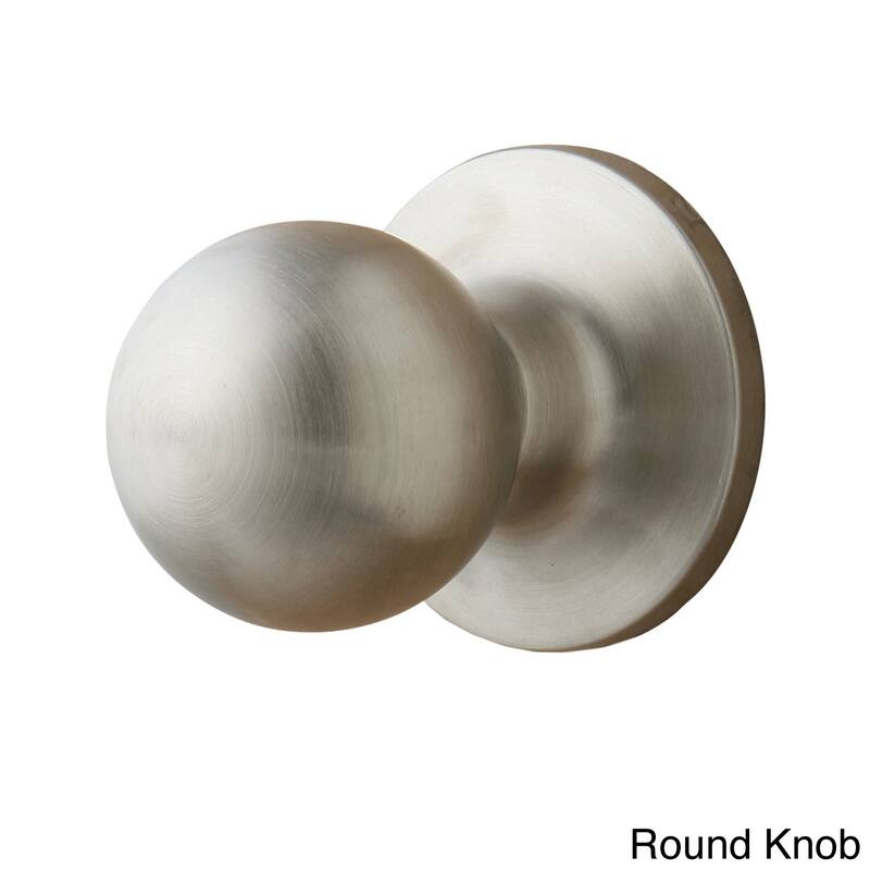 Sure-Loc Satin Nickel Front Entrance Handleset (Lever/knob interior trim options)