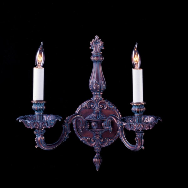 Novella Bronze Patina 2 Light Wall Sconce Sconces & Vanities