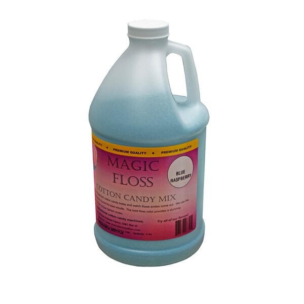 Paragon Blue Raspberry Magic Floss Cotton Candy Mix 4-Pound Bottle