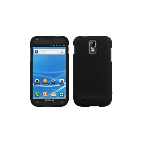 MYBAT Black Rubberized Case for Samsung Galaxy S II T989