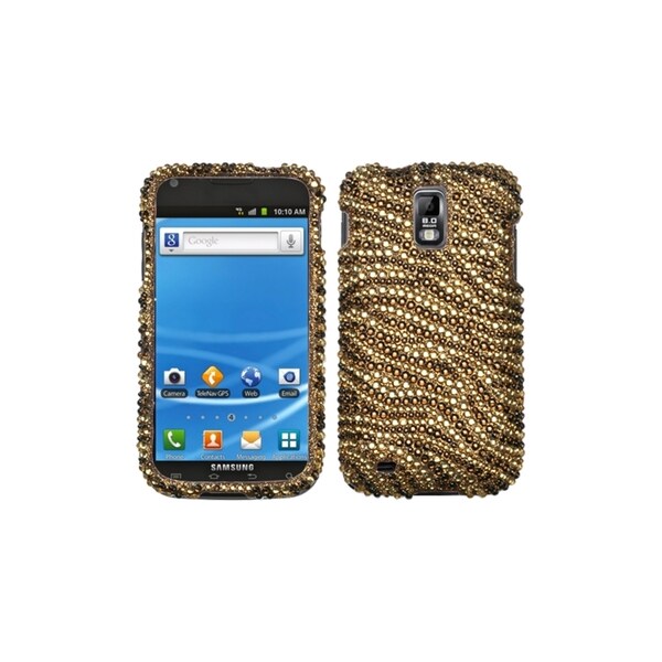 MYBAT Tiger Skin Diamante Case for Samsung Galaxy S II T989 Eforcity Cases & Holders