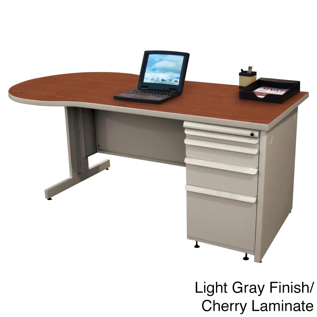 Marvel Zapf Office Desk With Built in File Storage Cabinet (72 X 30)