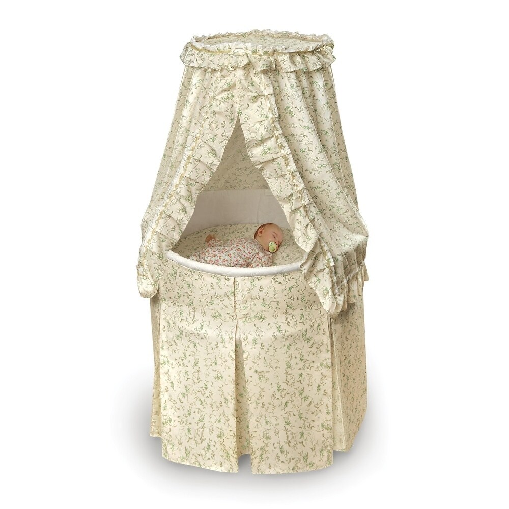 circle bassinet with canopy