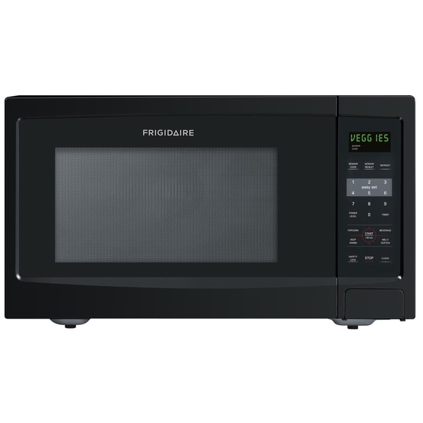 Frigidaire 1.6 Cubic Foot Black Countertop Microwave - Overstock - 7784402