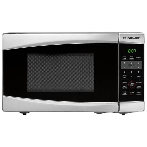 Shop Frigidaire 0 7 Cu Ft Stainless Steel Countertop Microwave
