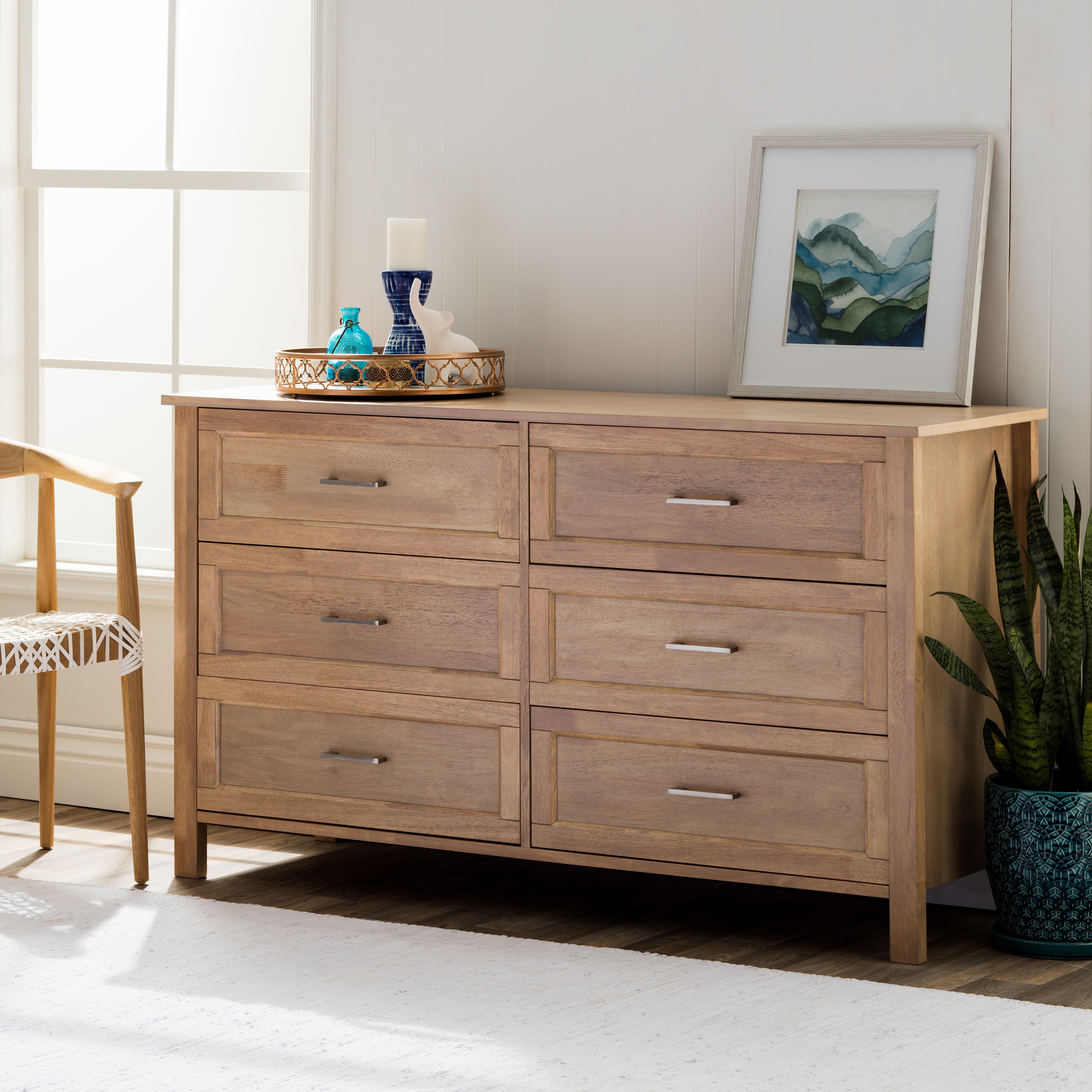 Copper Grove Olympus Natural 6-drawer Dresser - Bed Bath & Beyond