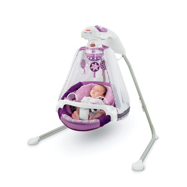 Shop Fisher Price Sugar Plum Starlight Cradle N Swing