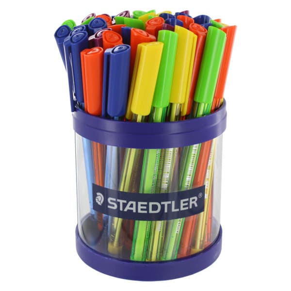 Shop Staedtler Ball 432 Fine Point Ballpoint Pens (Pack of 50) Free