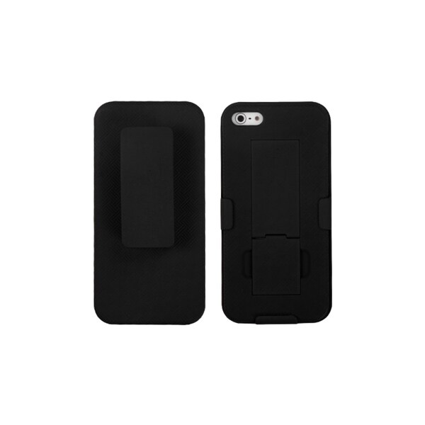 MYBAT Black Swivel Belt Clip Holster Case Combo for Apple iPhone 5 Eforcity Cases & Holders