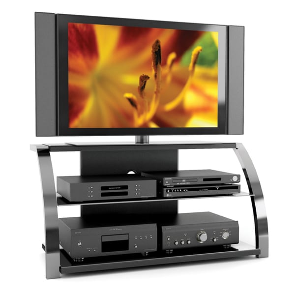 Sonax ML 1444 Milan 50 inch Gun Metal TV Stand Sonax Entertainment Centers