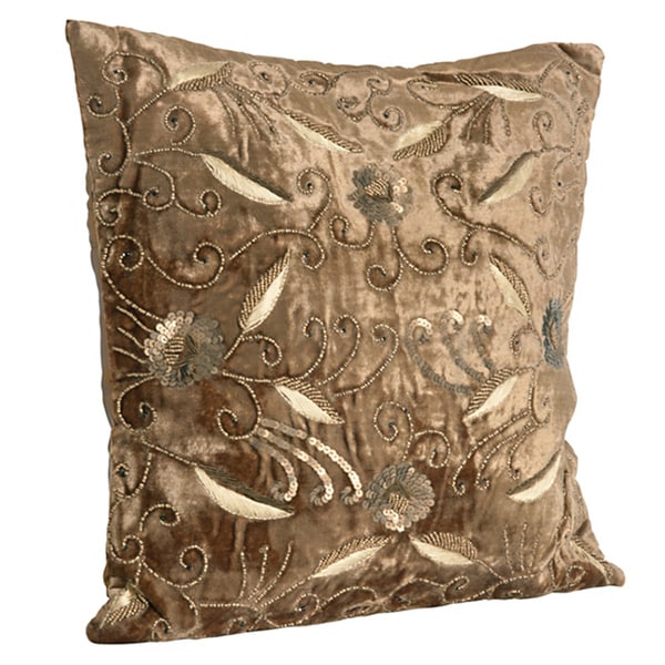 gold throw pillows