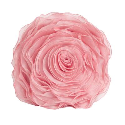 Dusty Rose 16-inch Decorative Throw Pillow