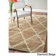 Moroccan diamond shag rug