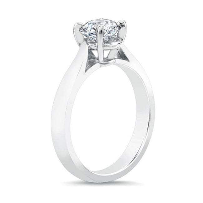 Auriya 14k Gold 3/4ctw Round Solitaire Diamond Engagement Ring Certified