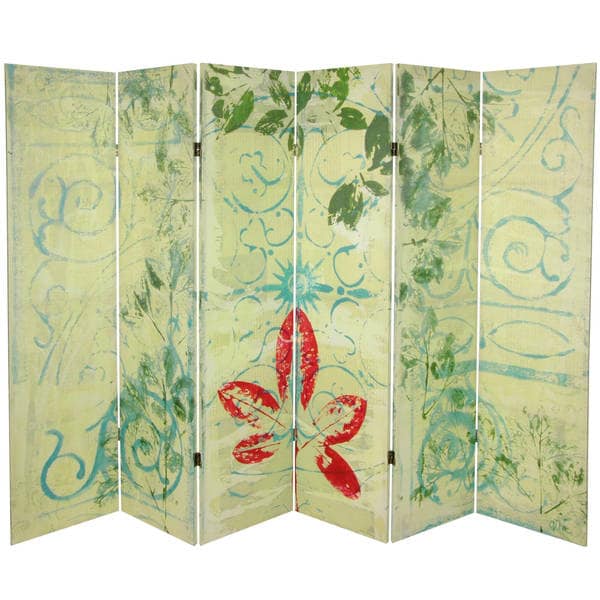 Shop Garden Gate 5.25-Foot Tall Canvas Room Divider (China ...