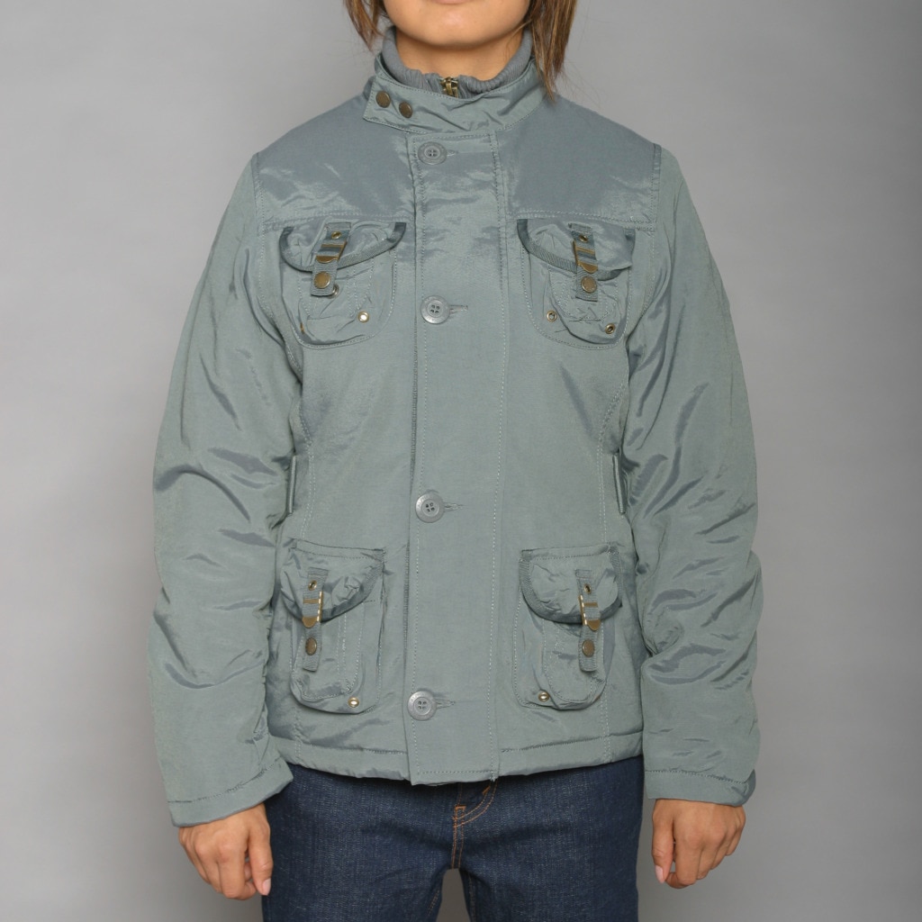 Alpha Industries Women's Kara Gunmental Jacket