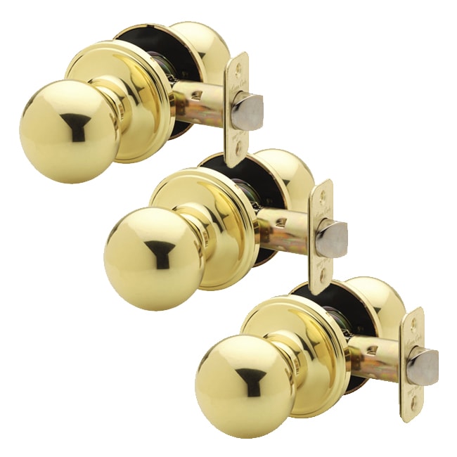 Ball Knob Passage Door Handles (Set of 3)