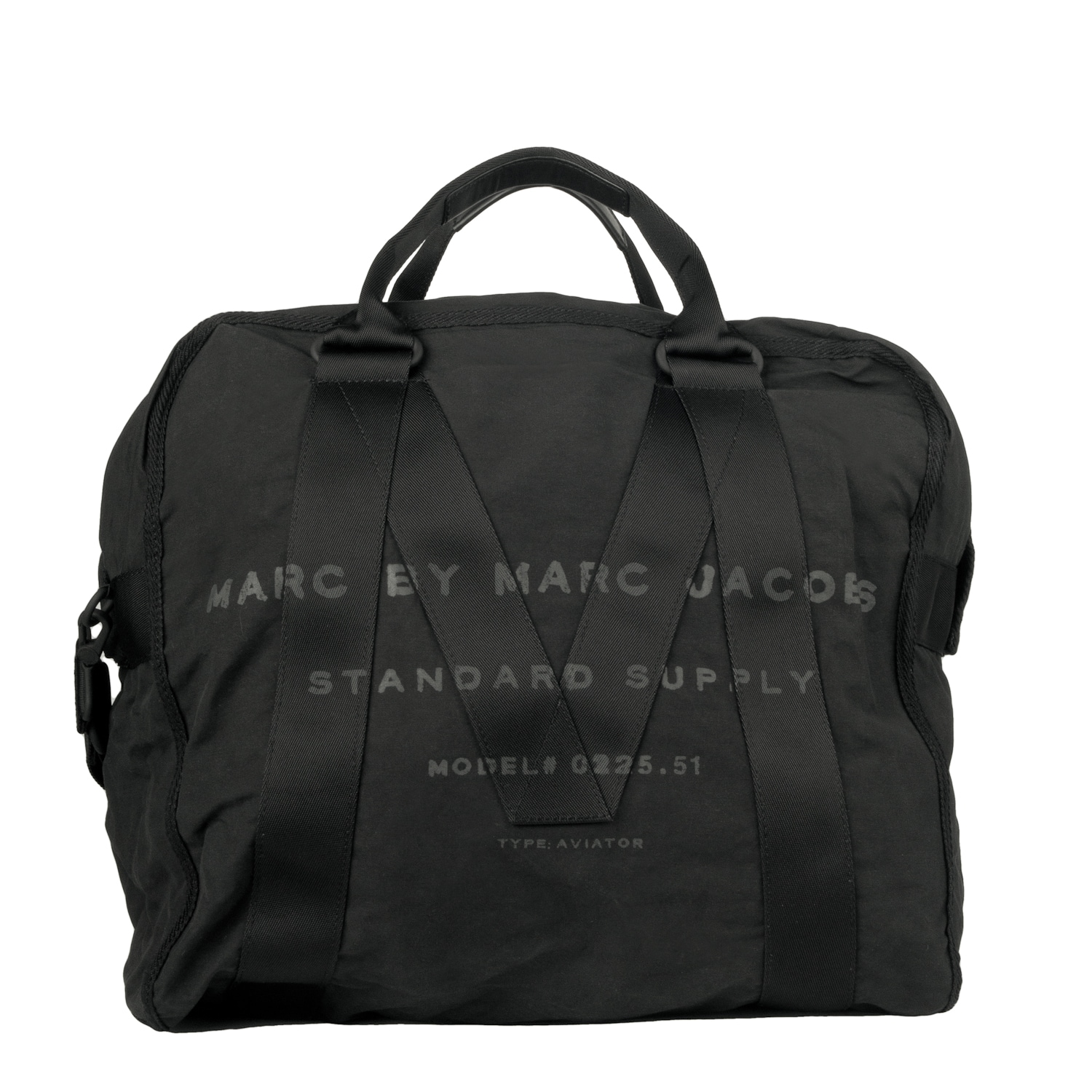 Marc by Marc Jacobs Black Standard Supply Aviator