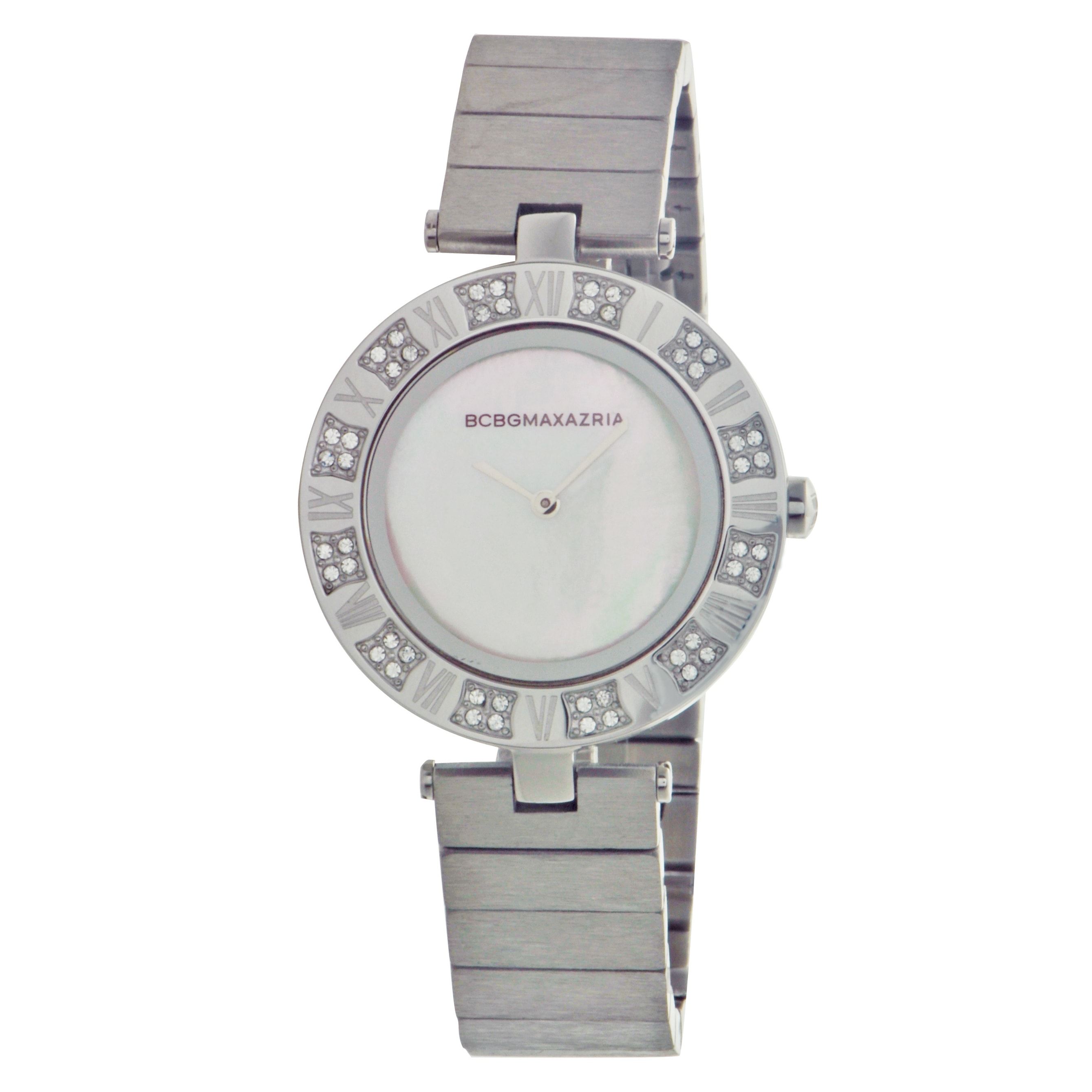 BCBG_Maxazria Womens Florence with Stones Mother of Pearl Watch