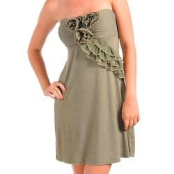 Stanzino Womens Olive Casual Party Dress